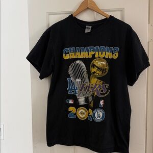 Vintage Black Champions Graphic T-Shirt